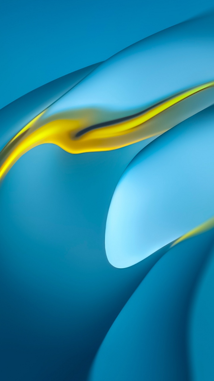 Huawei, Huawei HarmonyOS 2.0, 智能手机, Azure, 液体 壁纸 720x1280 允许