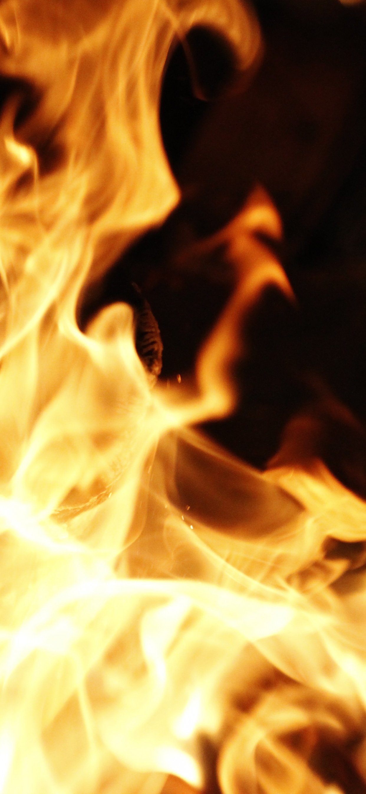 Fire in Close up Photography. Wallpaper in 1242x2688 Resolution