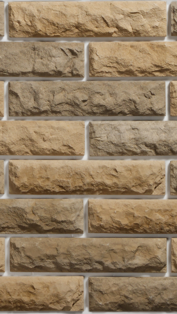 Brown and Gray Brick Wall. Wallpaper in 750x1334 Resolution