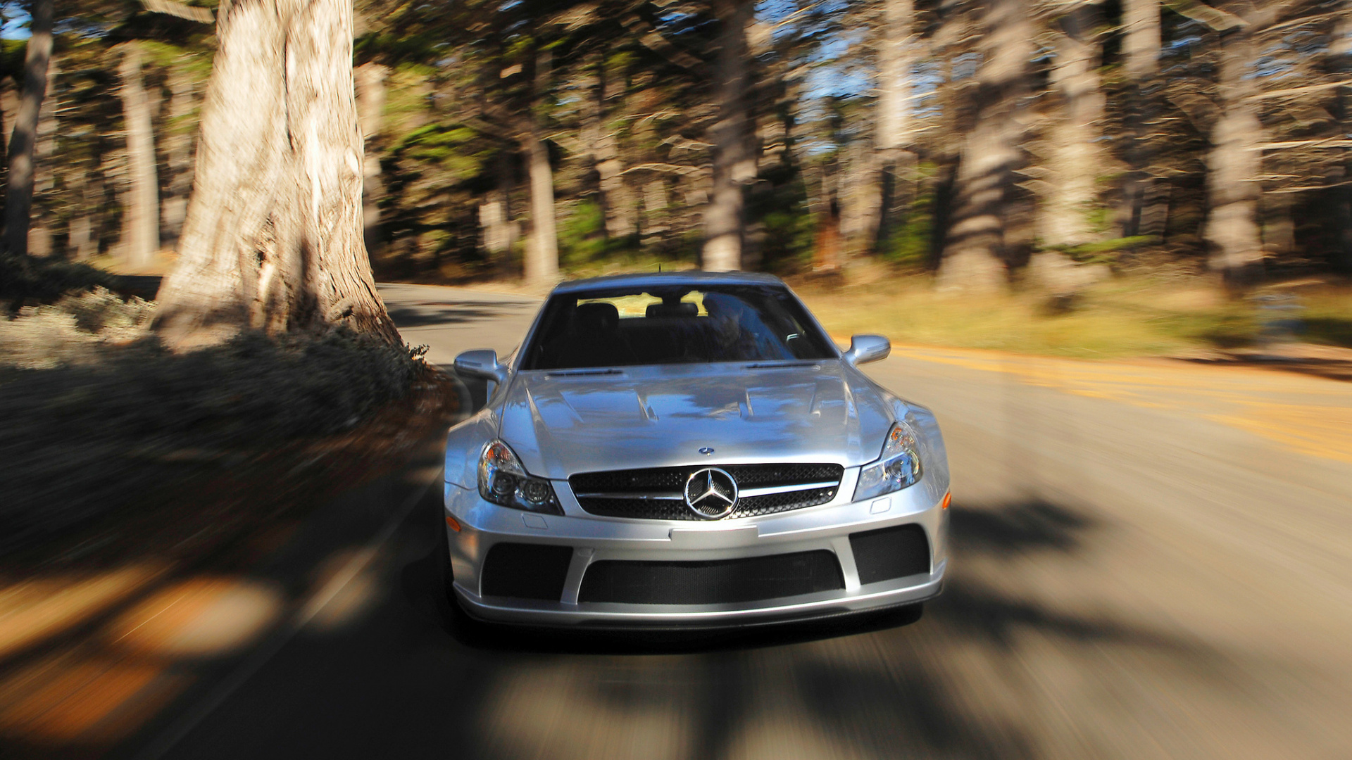 Blue Bmw m 3 on Road Between Trees During Daytime. Wallpaper in 1920x1080 Resolution
