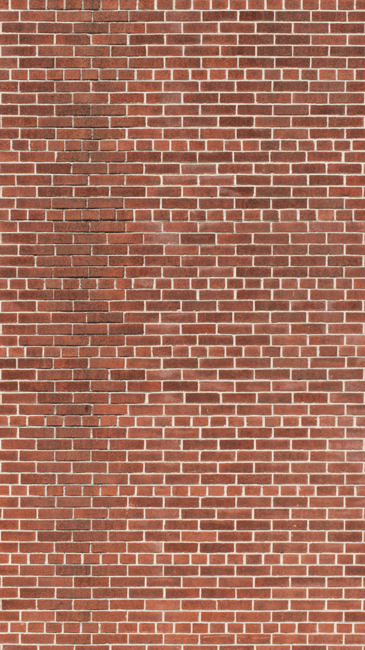 Braune Und Schwarze Mauer. Wallpaper in 750x1334 Resolution