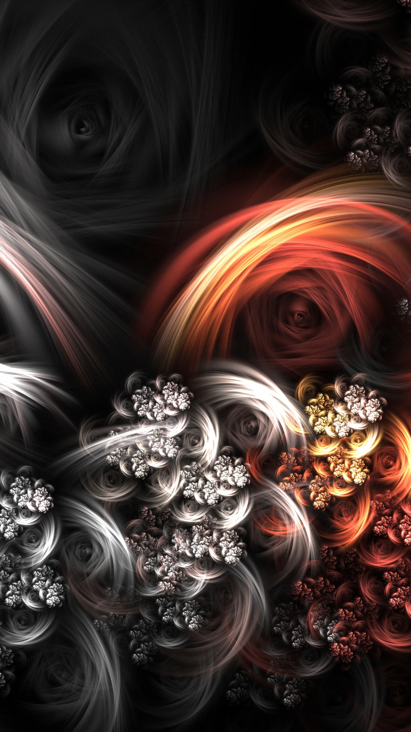 el Arte Abstracto, Arte Digital, Arte Fractal, Arte, Arte Psicodélico. Wallpaper in 1440x2560 Resolution