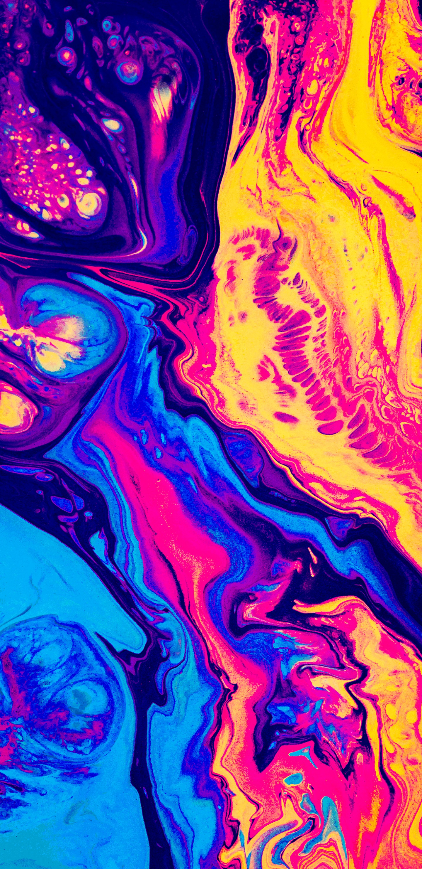 Arte Psicodélico, Artes Visuales, Pintura Acrílica, Agua, Músculos. Wallpaper in 1440x2960 Resolution