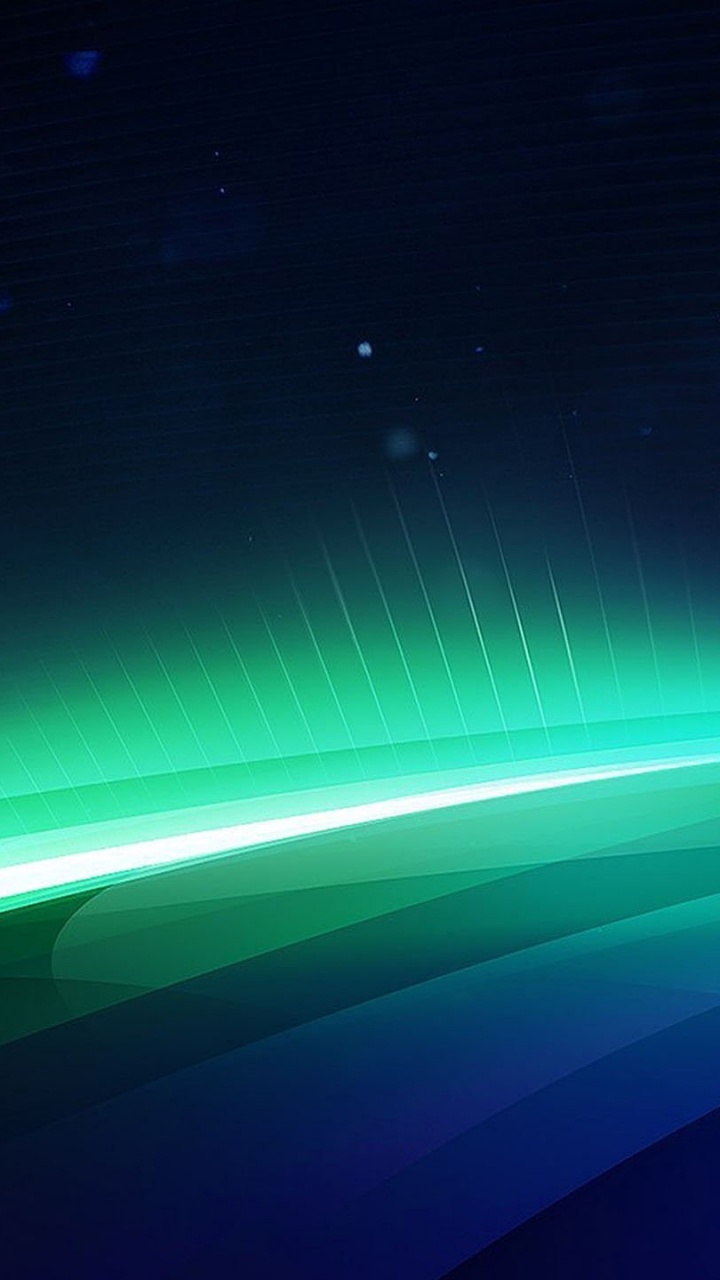 Rayas de Luz Azul y Verde. Wallpaper in 720x1280 Resolution