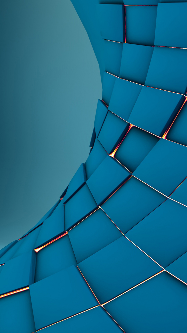 Smartphone, Android, Azure, Line, Aqua. Wallpaper in 750x1334 Resolution