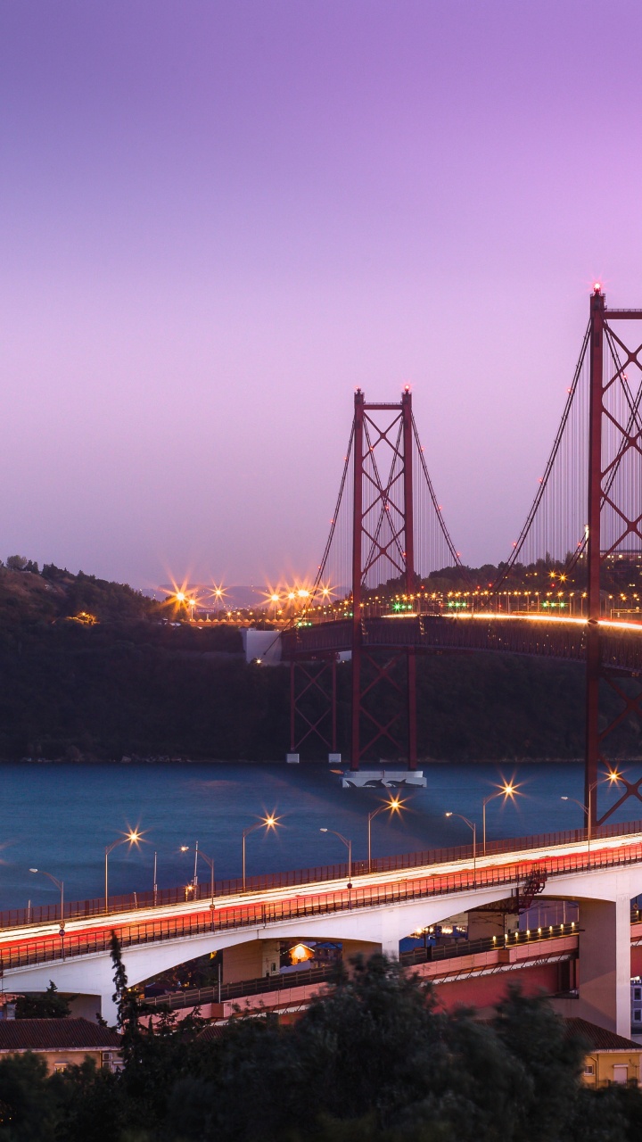White Concrete Bridge Over Blue Sea During Daytime. Wallpaper in 720x1280 Resolution