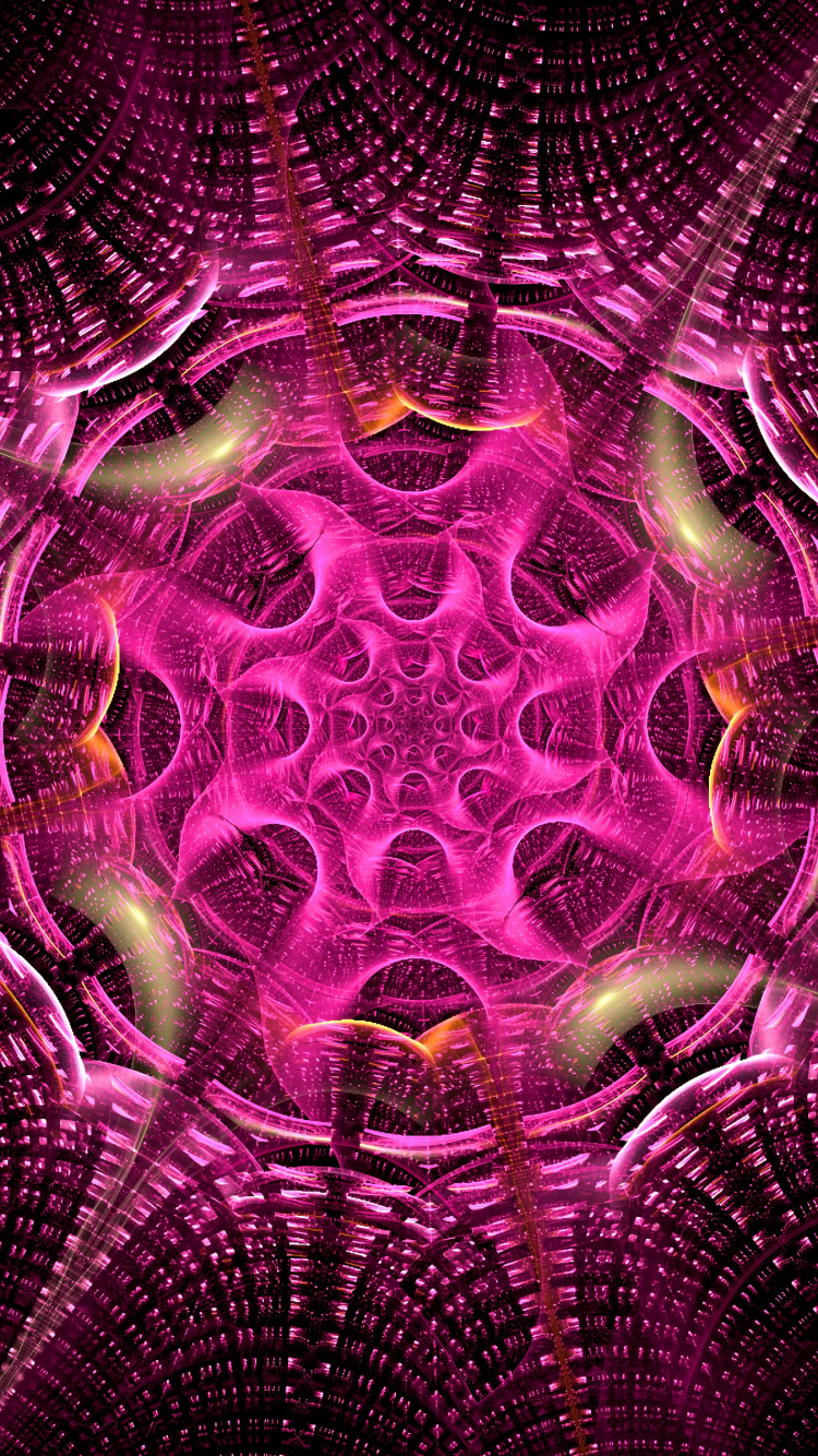 Papel Tapiz Digital de Luz Púrpura y Azul. Wallpaper in 750x1334 Resolution