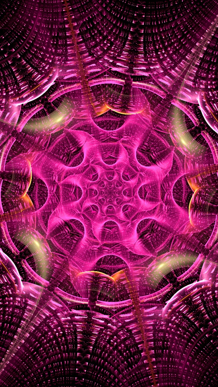 Lila Und Blaues Licht Digitales Hintergrundbild. Wallpaper in 720x1280 Resolution