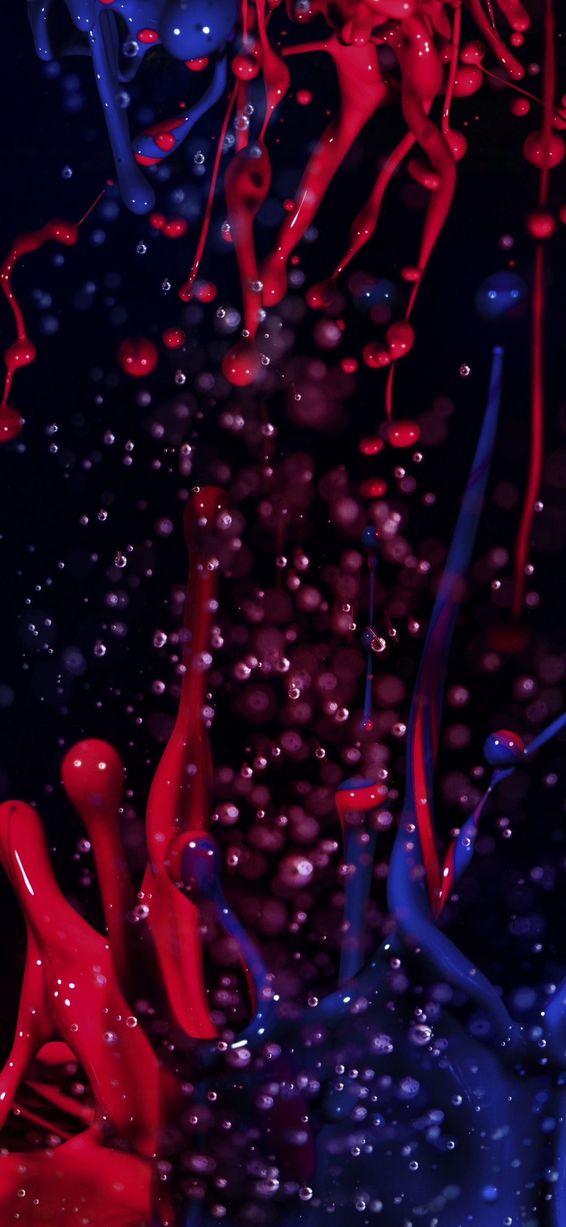 Purpur, Wasser, Branch, Pink, Veilchen. Wallpaper in 1125x2436 Resolution