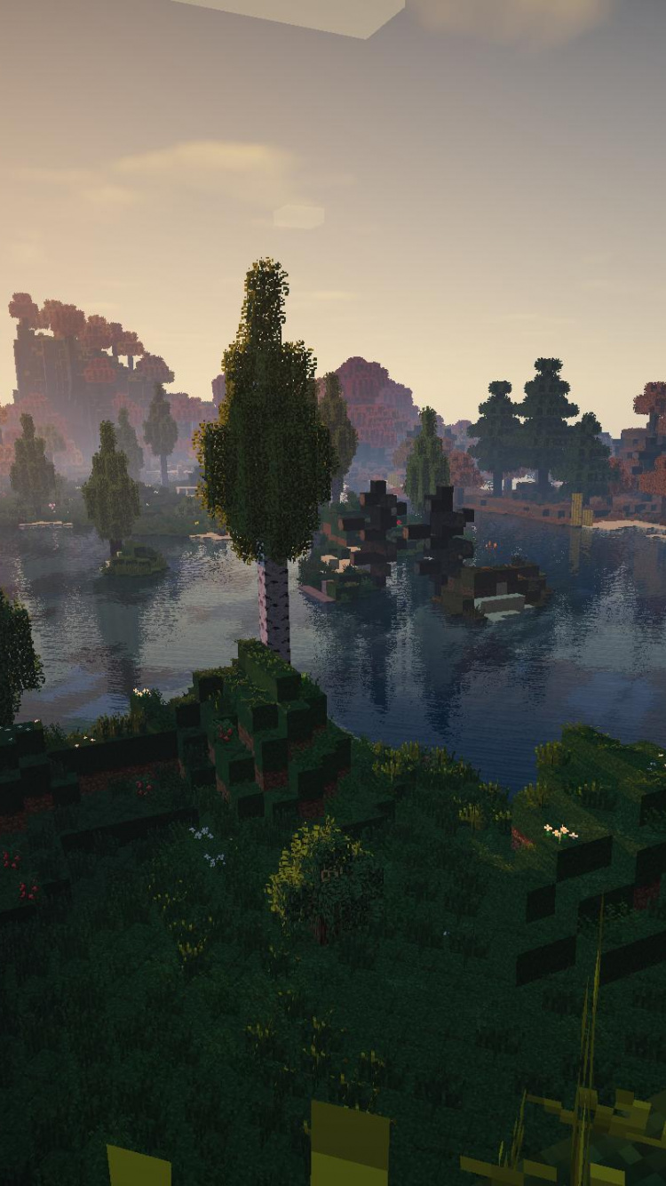 Nature, Minecraft, Youtube, Vegetation, Biome. Wallpaper in 750x1334 Resolution