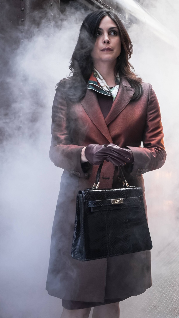 Woman in Brown Coat Standing on Gray Concrete Pavement. Wallpaper in 720x1280 Resolution