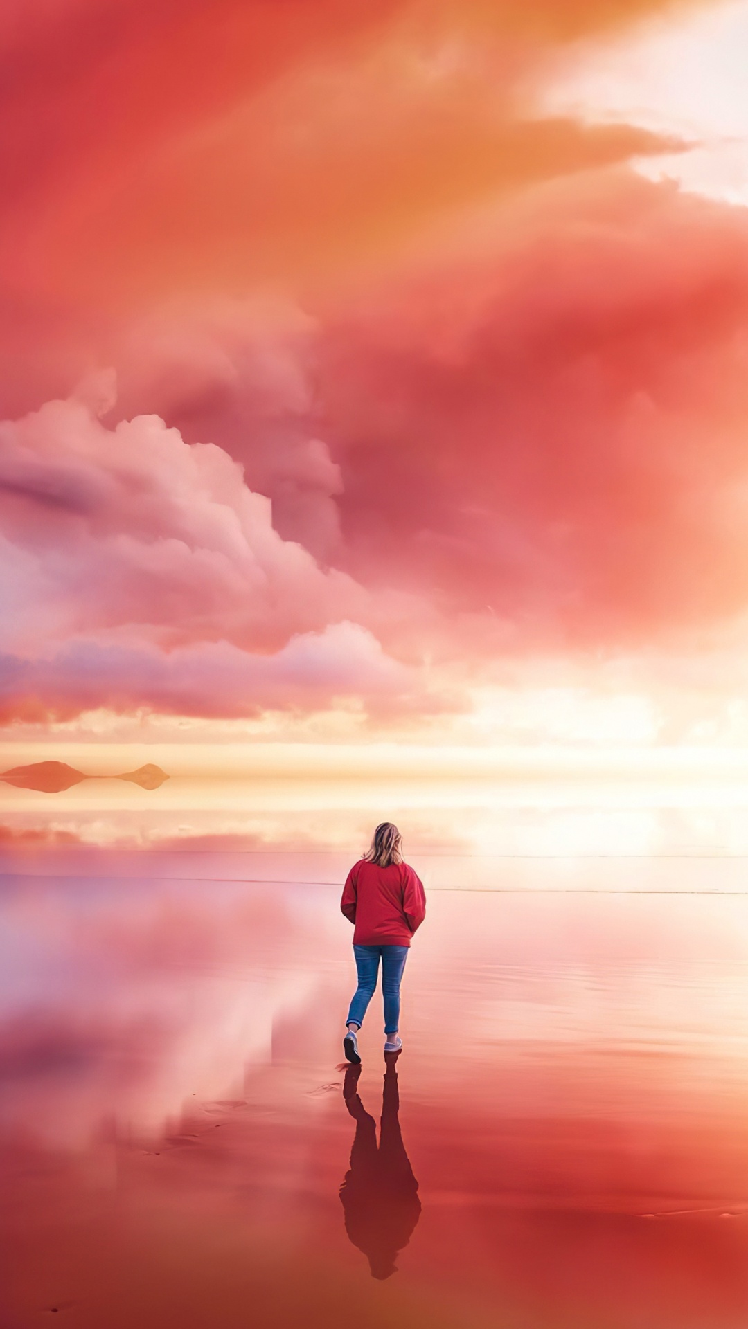 Cloud, Atmosphere, Ecoregion, People in Nature, Afterglow. Wallpaper in 1080x1920 Resolution