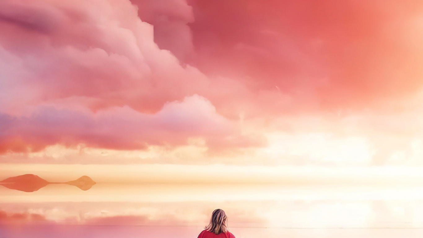 Cloud, Atmosphere, Ecoregion, People in Nature, Afterglow. Wallpaper in 1366x768 Resolution