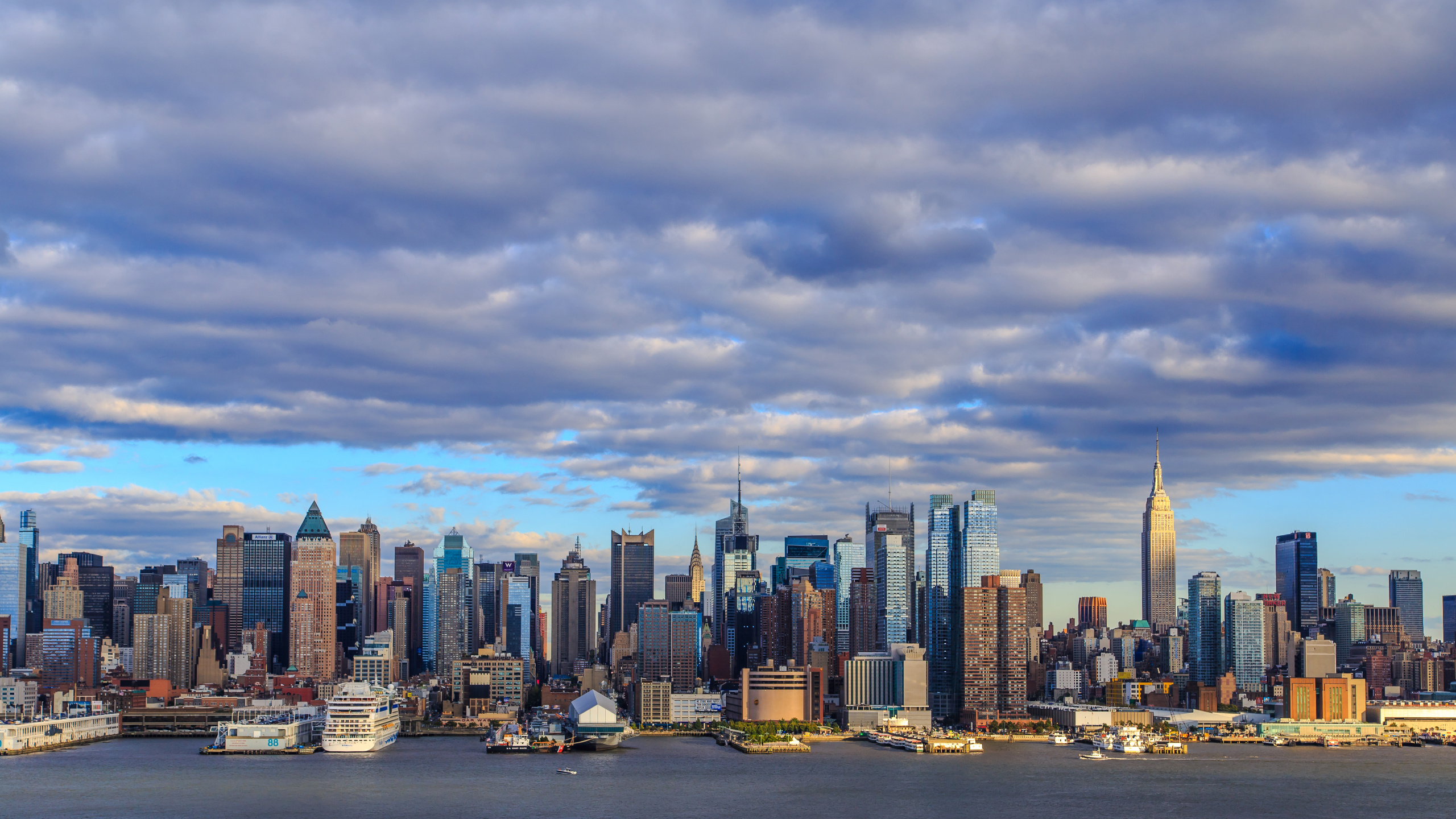 Hamilton Park, Central Park, Park, Wolkenkratzer, Top of The Rock. Wallpaper in 2560x1440 Resolution