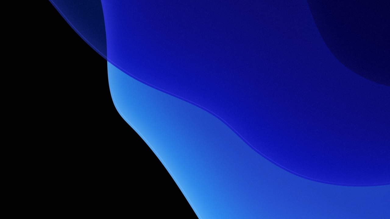 Ios, Azure, 电蓝色的, 斜坡, 和阴影的色彩 壁纸 1280x720 允许