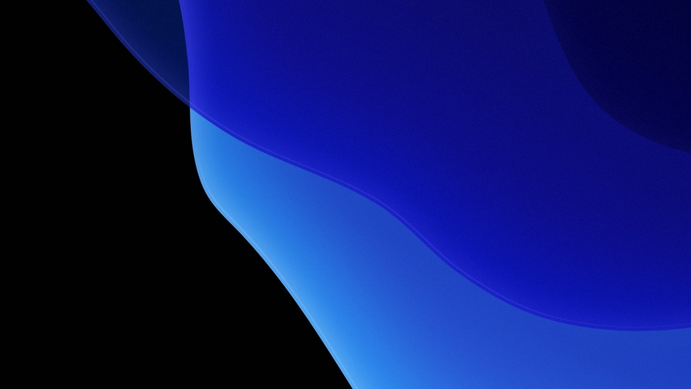 IOS, Azure, Pente, de Teintes et de Nuances, Art. Wallpaper in 1366x768 Resolution