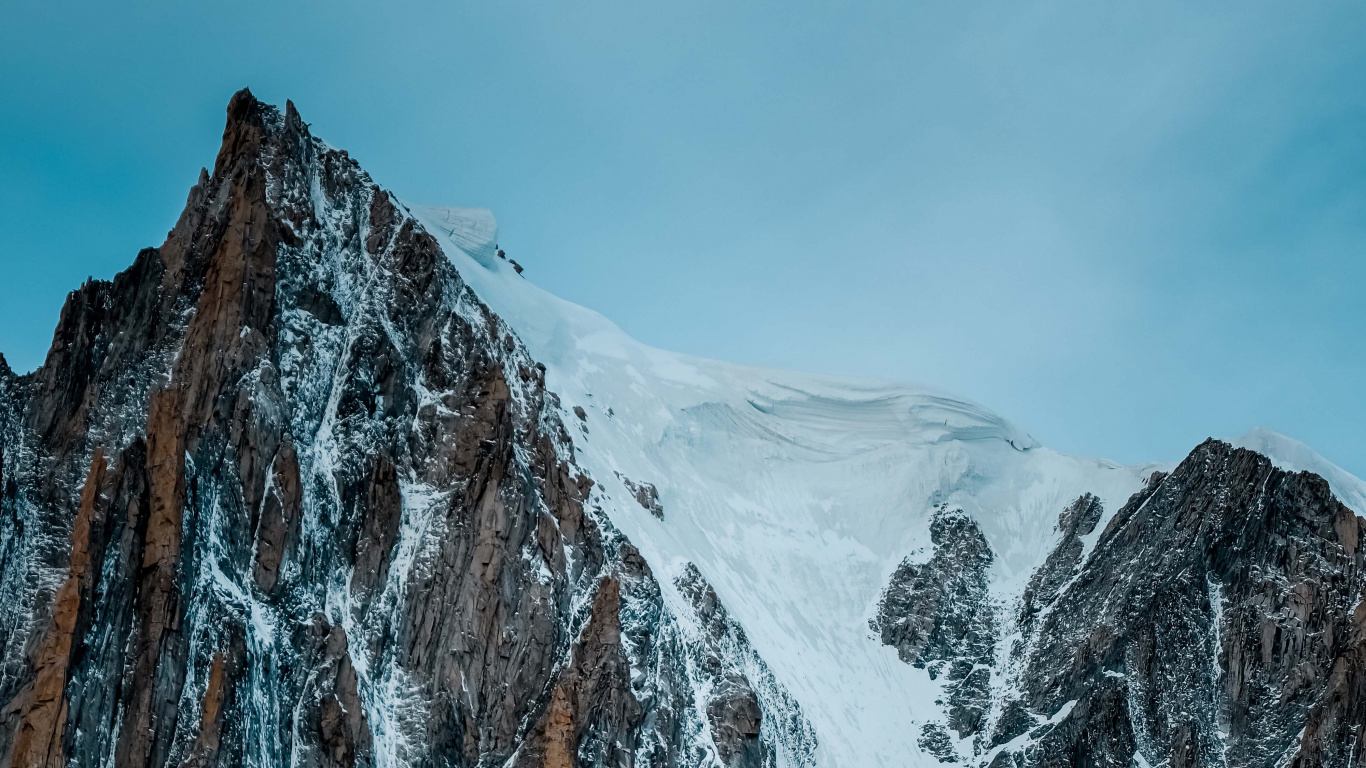 Mountain Range, Alps, Mountain, Mountainous Landforms, Ridge. Wallpaper in 1366x768 Resolution