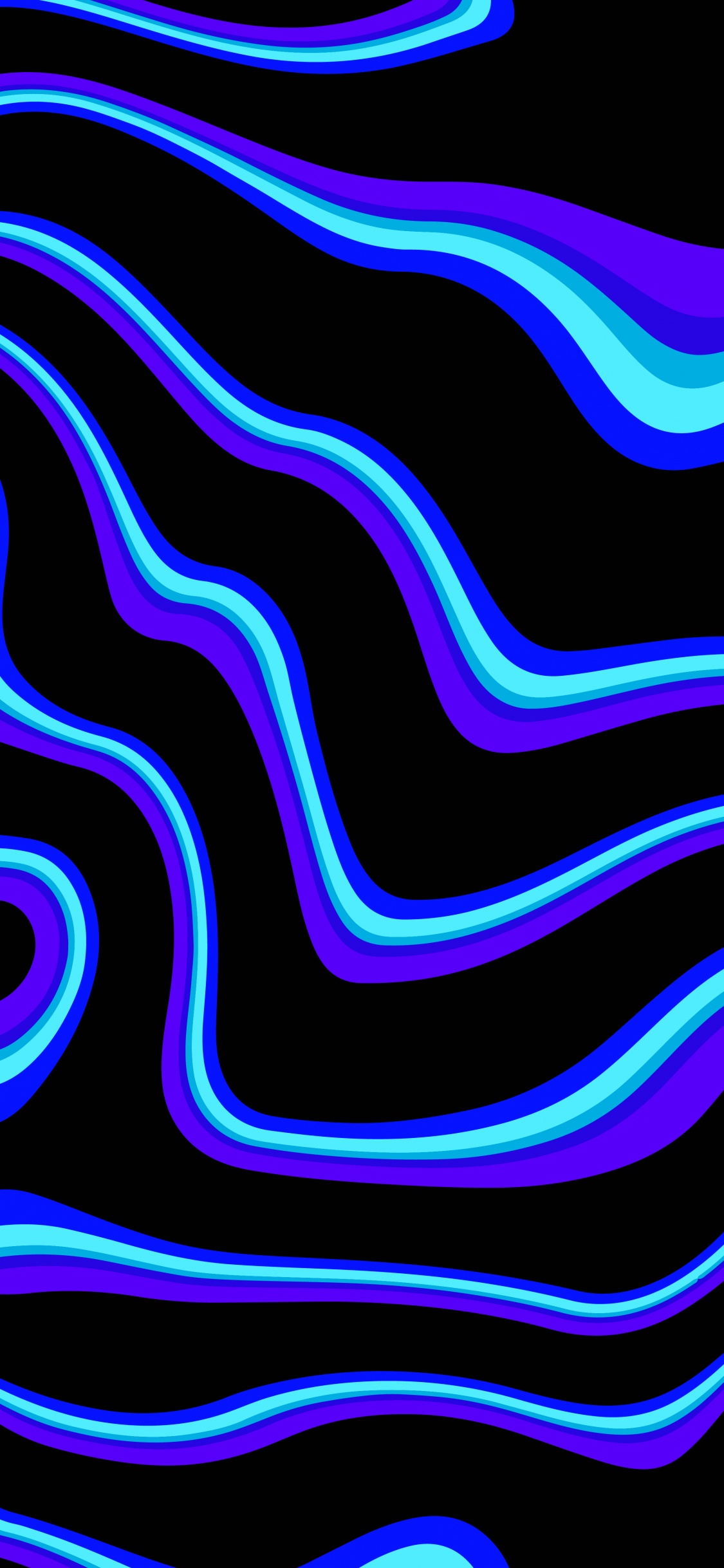 Electric Blue, Violet, Graphic Design, Blue, Light. Wallpaper in 1125x2436 Resolution