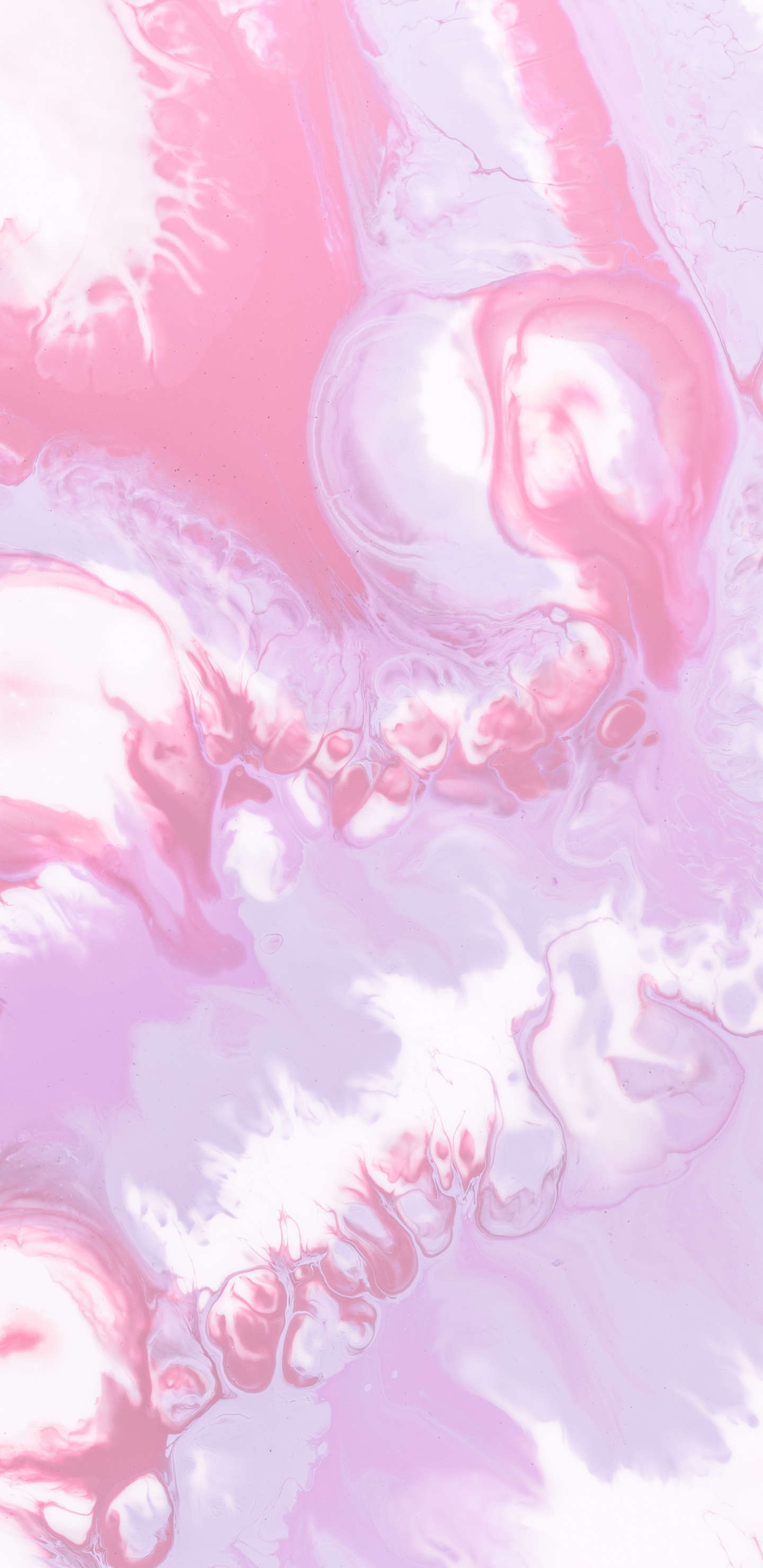 Pink and White Abstract Painting. Wallpaper in 1440x2960 Resolution