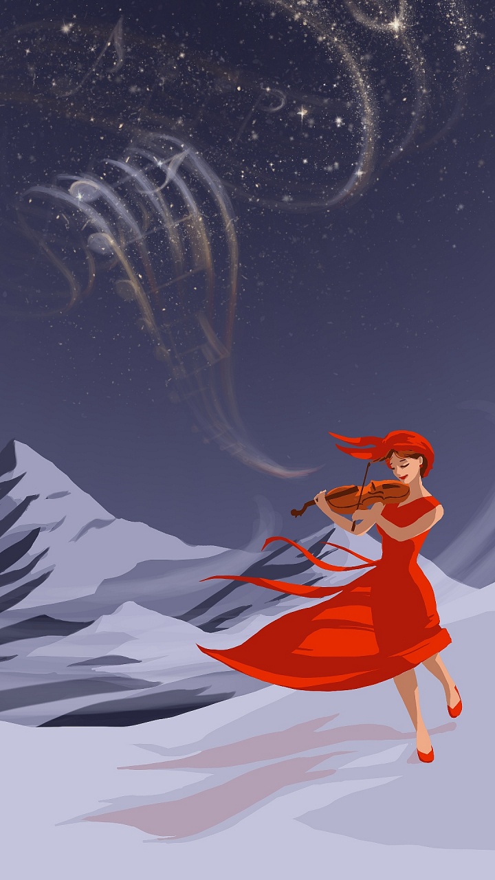 Wisgoon, Neige, Cartoon, Art, Objet Astronomique. Wallpaper in 720x1280 Resolution