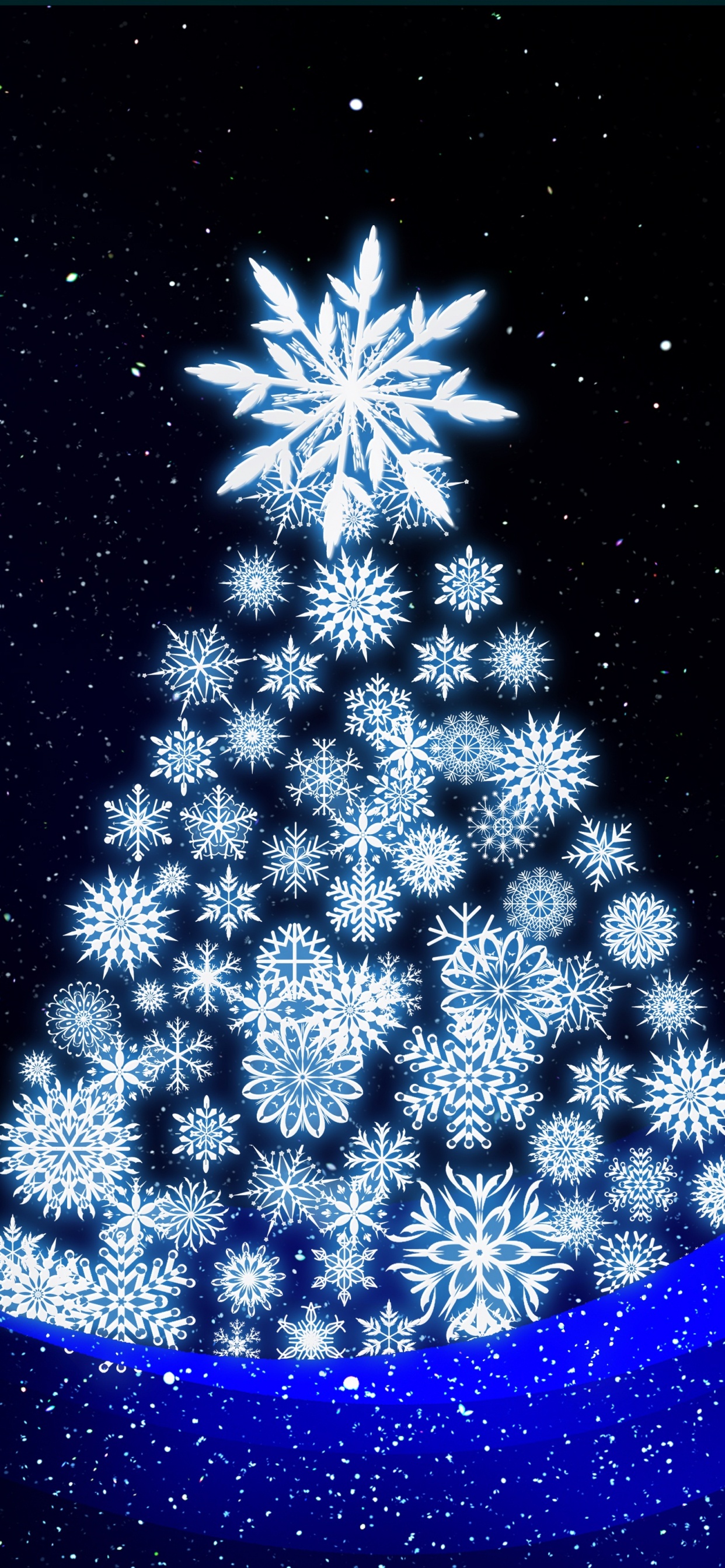 El Día De Navidad, Luces de Navidad, Azul, Luz, Decoración de la Navidad. Wallpaper in 1242x2688 Resolution