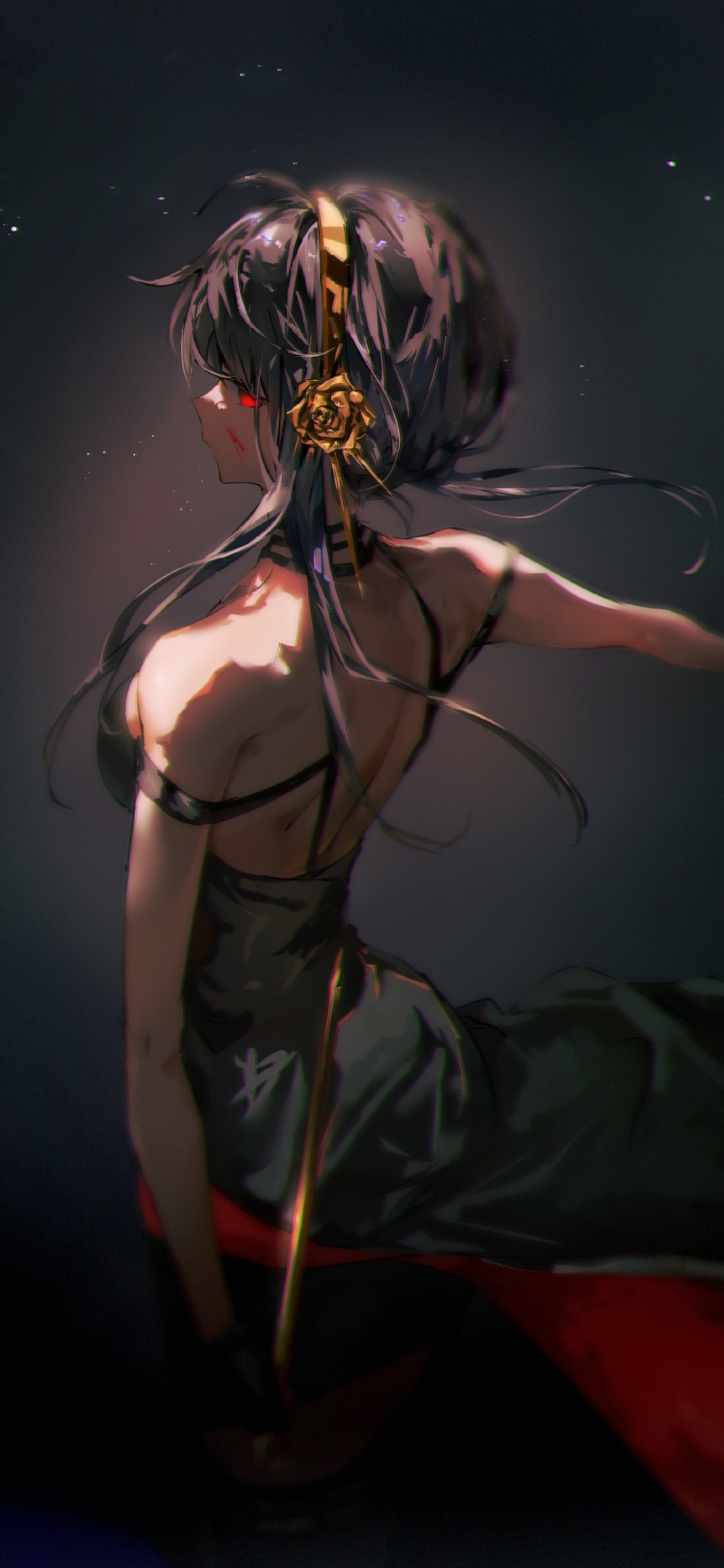 Obscurité, Yor Forger, Dessin Animé, Fan Art, Réussir. Wallpaper in 1125x2436 Resolution