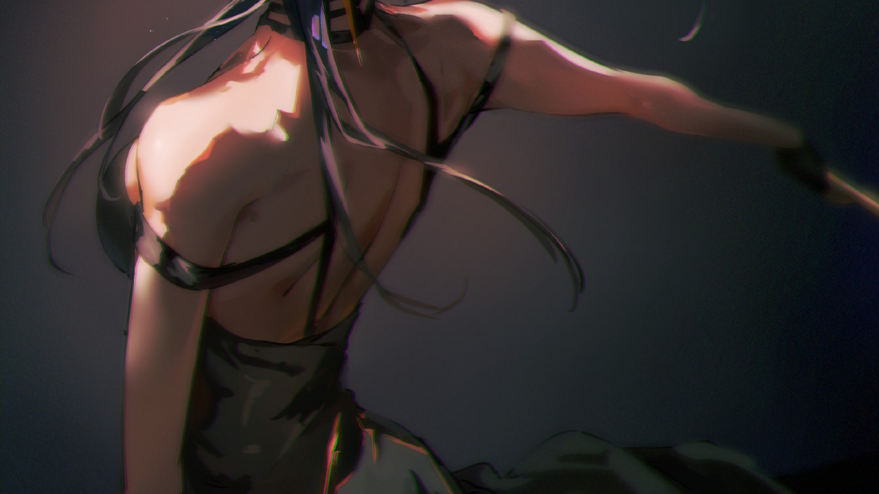 Obscurité, Yor Forger, Dessin Animé, Fan Art, Réussir. Wallpaper in 1280x720 Resolution