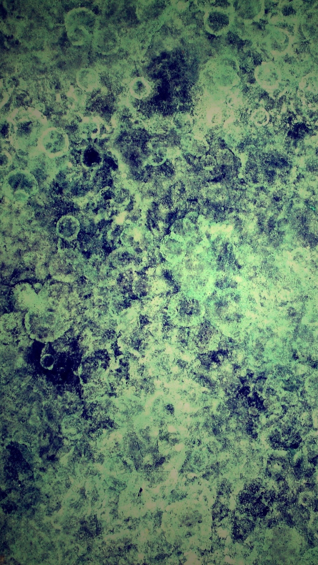 Grüne Und Schwarze Abstrakte Malerei. Wallpaper in 1080x1920 Resolution