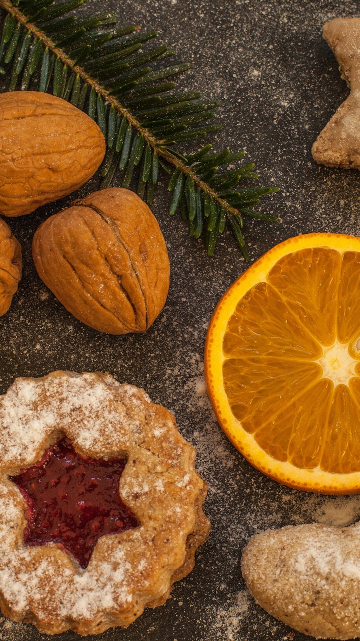 Noël, Cookie, Cuisson, Dessert, Coupe-biscuits. Wallpaper in 720x1280 Resolution
