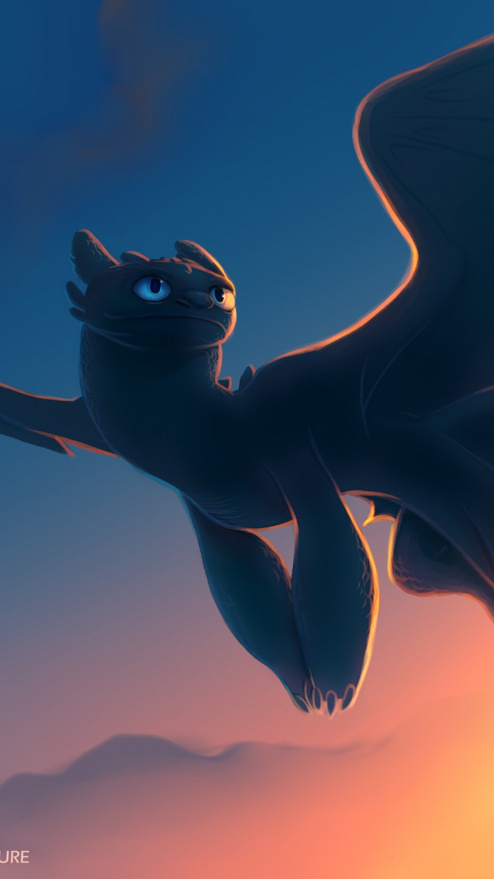 Illustration de Dragon Bleu et Blanc. Wallpaper in 720x1280 Resolution