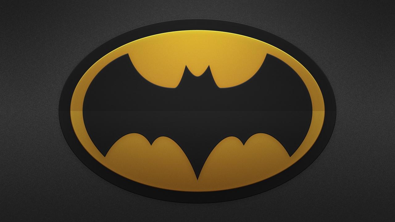 Black and Yellow Sun Logo. Wallpaper in 1280x720 Resolution