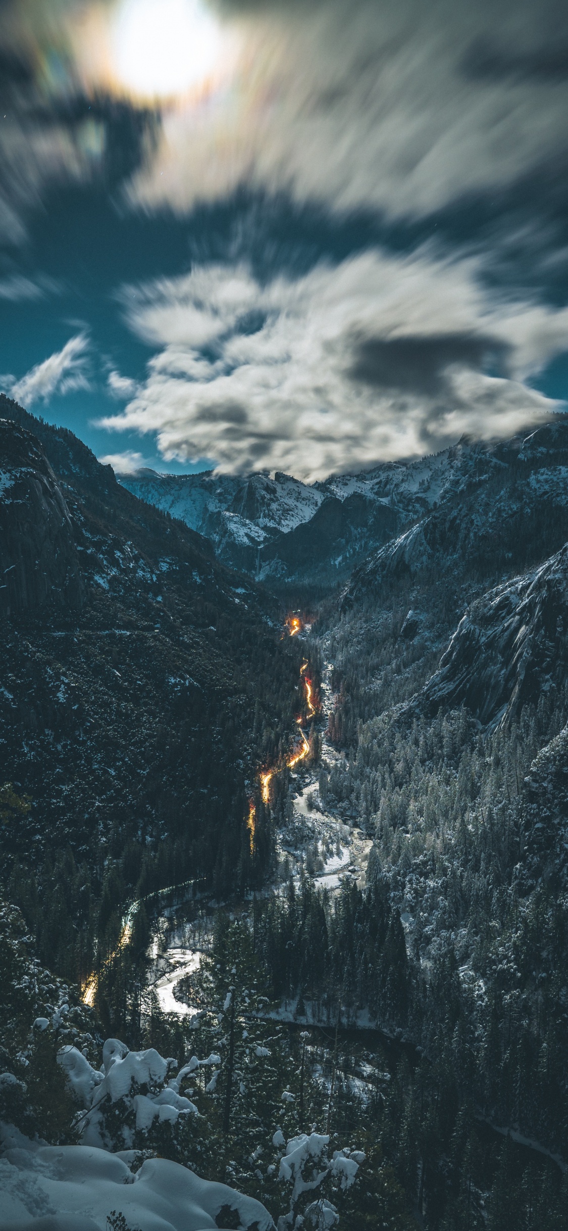 Mountainous Landforms, Mountain, Nature, Cloud, Mountain Range. Wallpaper in 1125x2436 Resolution