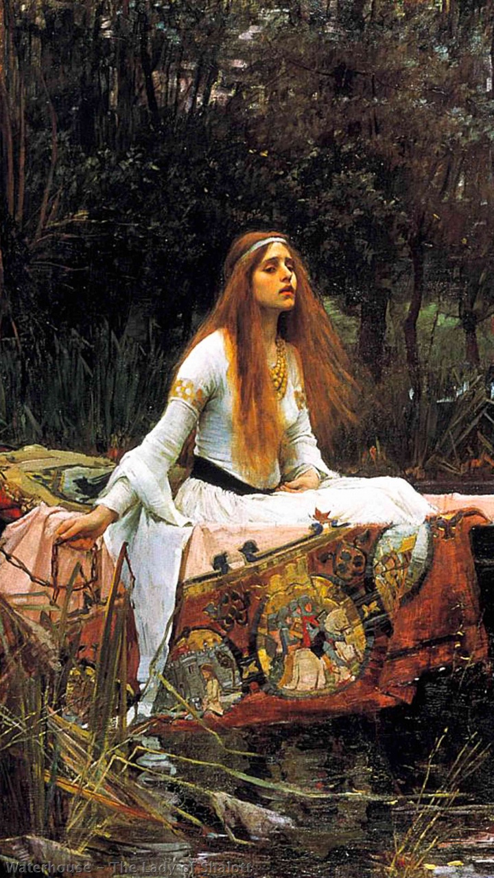 La Dame de Shalott, Poésie, Fraternité Préraphaélite, Art, Arts Visuels. Wallpaper in 720x1280 Resolution