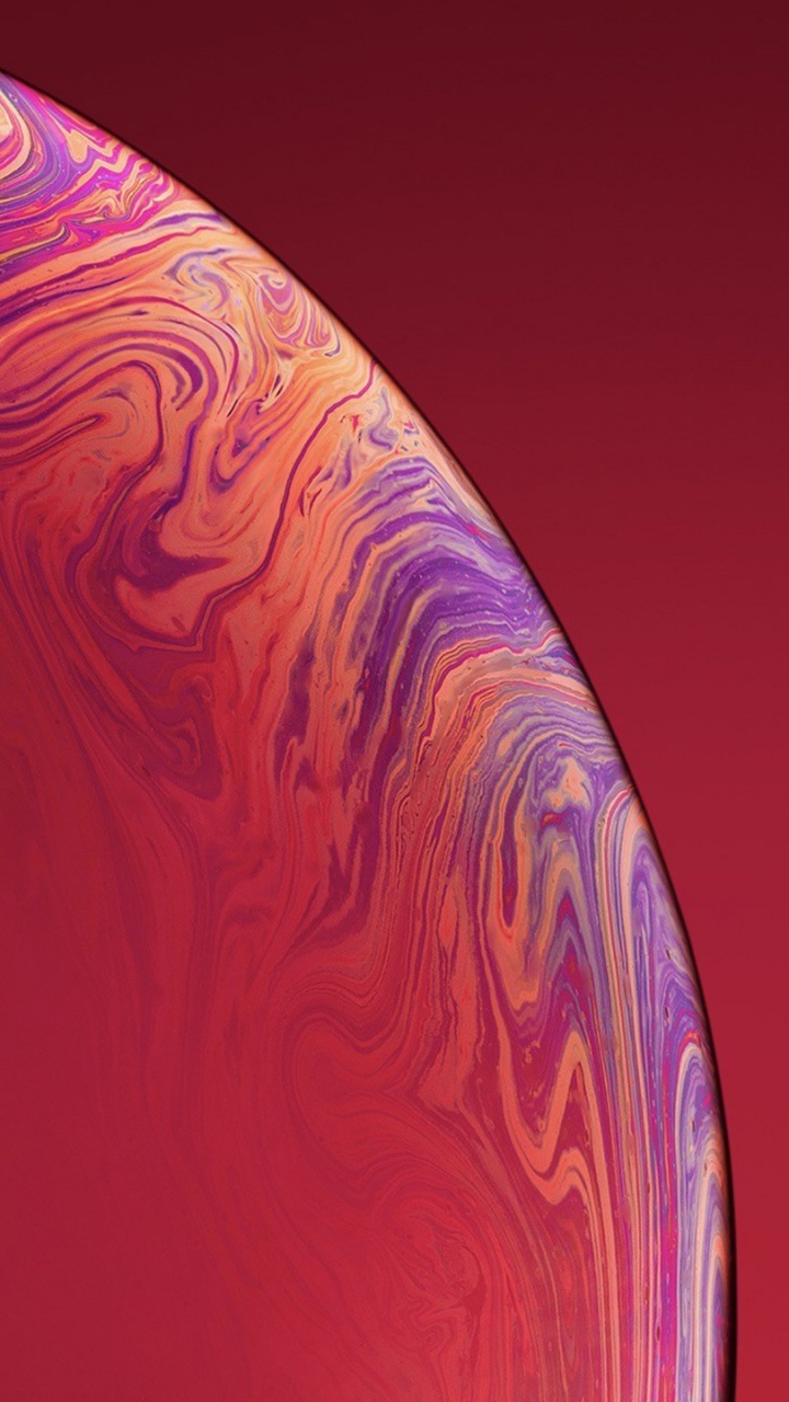 Apple, IOS 12, 红色的, 橙色, 紫色的 壁纸 720x1280 允许