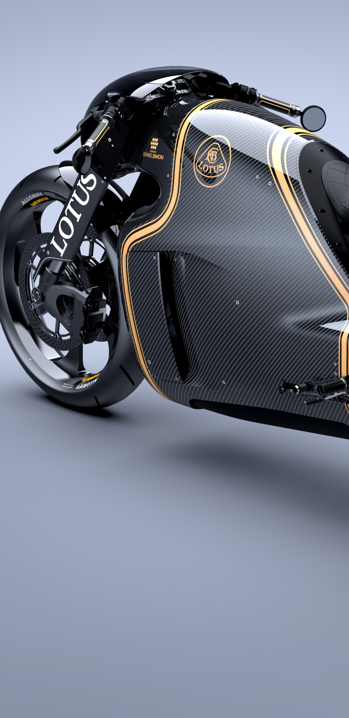 Schwarz-silberner Motorradhelm. Wallpaper in 1440x2960 Resolution