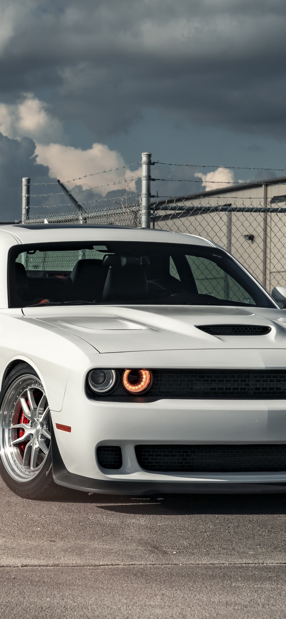 2019年道奇挑战者SRT泼妇, 道奇, 道奇充电器SRT泼妇, Rim, 道奇挑战者 壁纸 1125x2436 允许