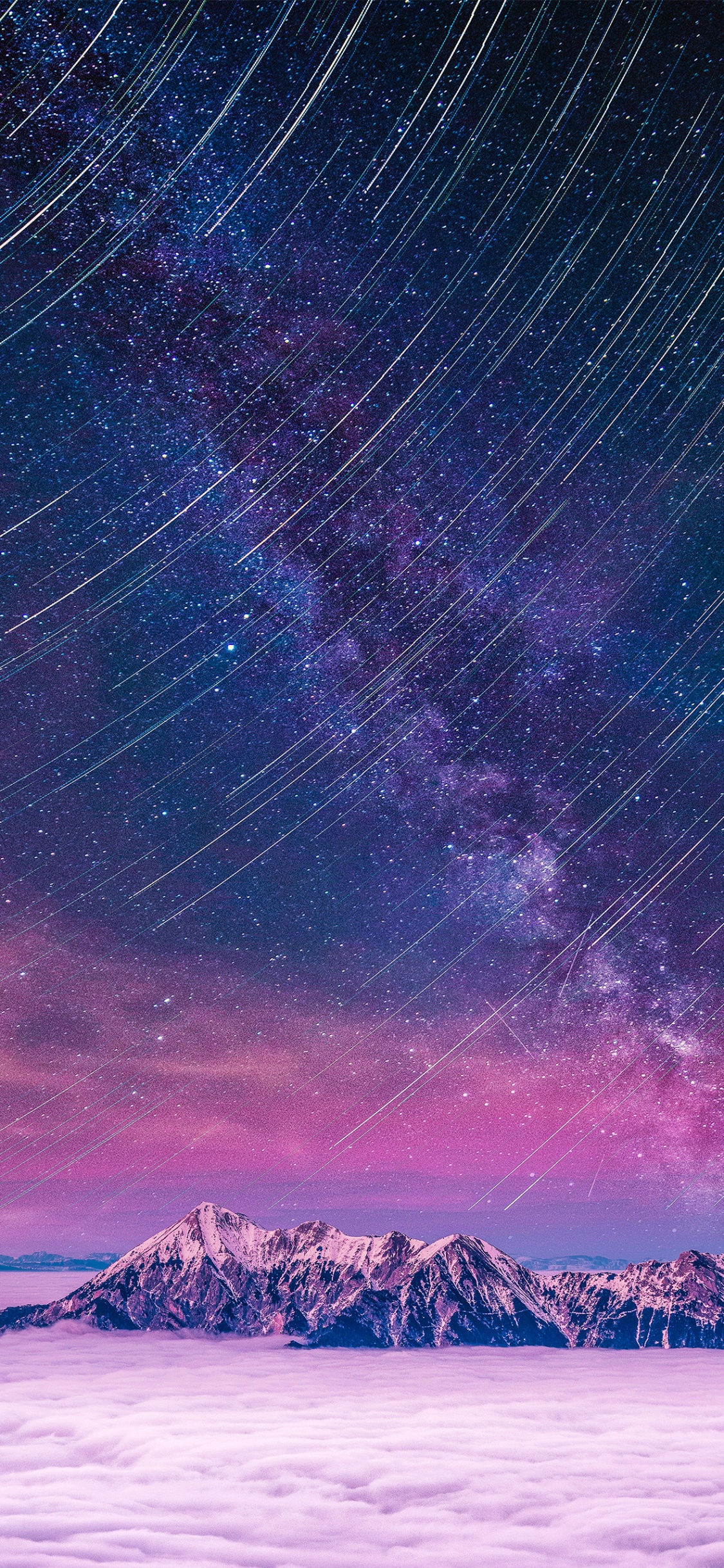 Atmosphäre, Natur, Purpur, Natürlichen Umgebung, Naturlandschaft. Wallpaper in 1125x2436 Resolution