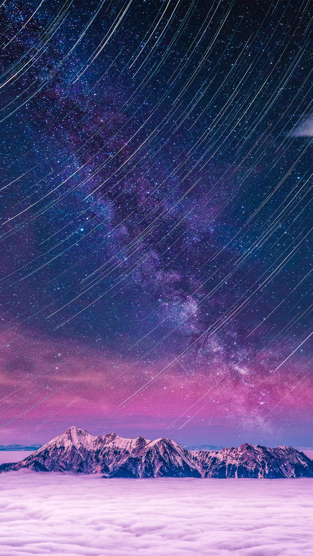 气氛, 性质, 紫色的, 自然环境, 自然景观 壁纸 1080x1920 允许