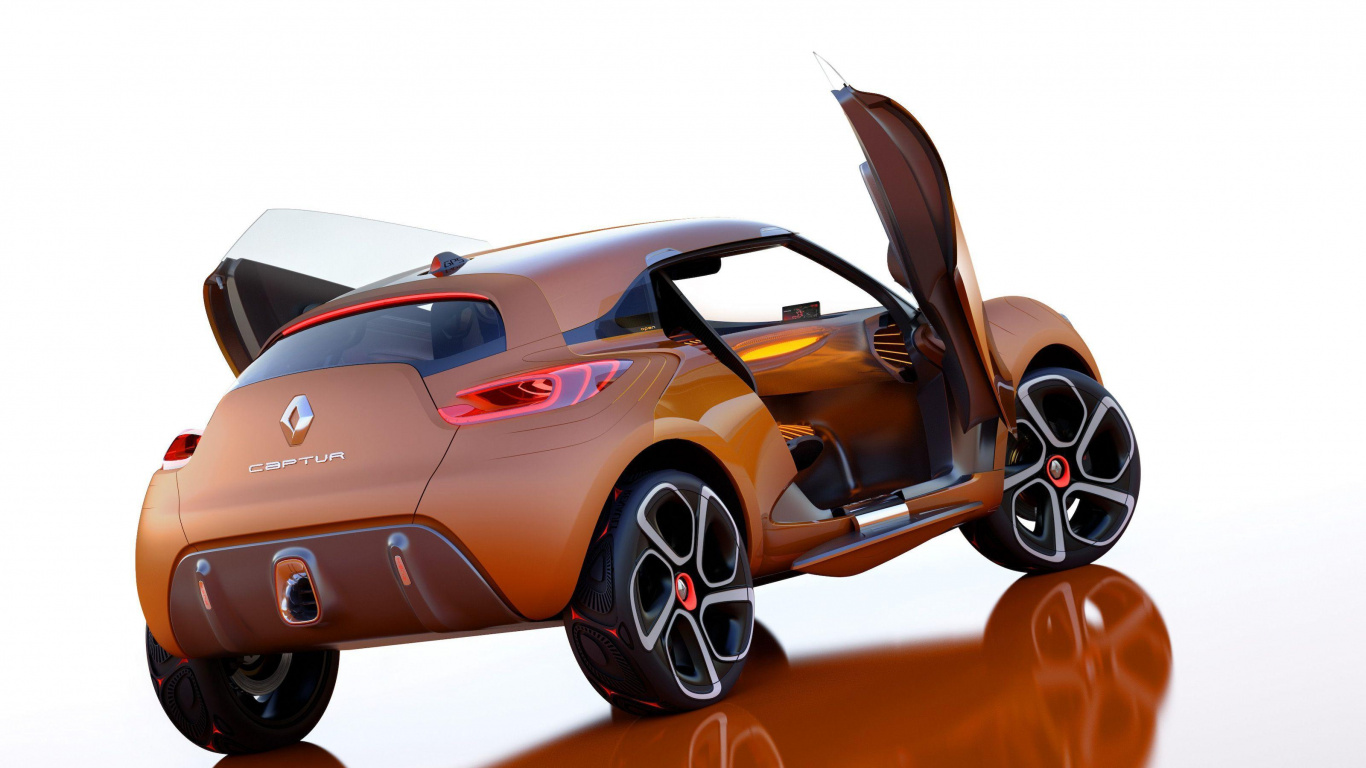 Orange Und Schwarz Ferrari 458 Italia. Wallpaper in 1366x768 Resolution