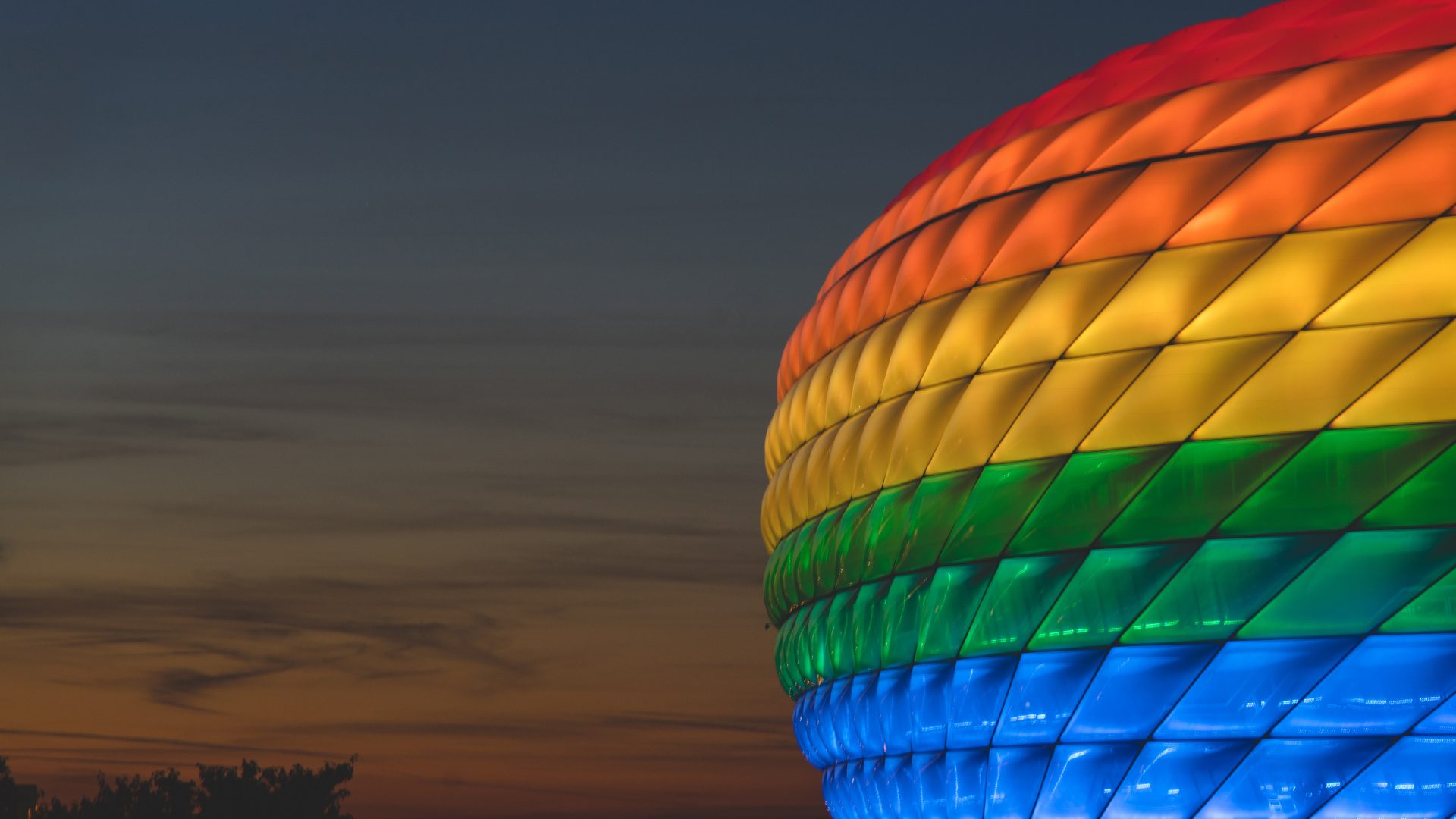 Vidrio Amarillo Verde y Azul. Wallpaper in 1920x1080 Resolution