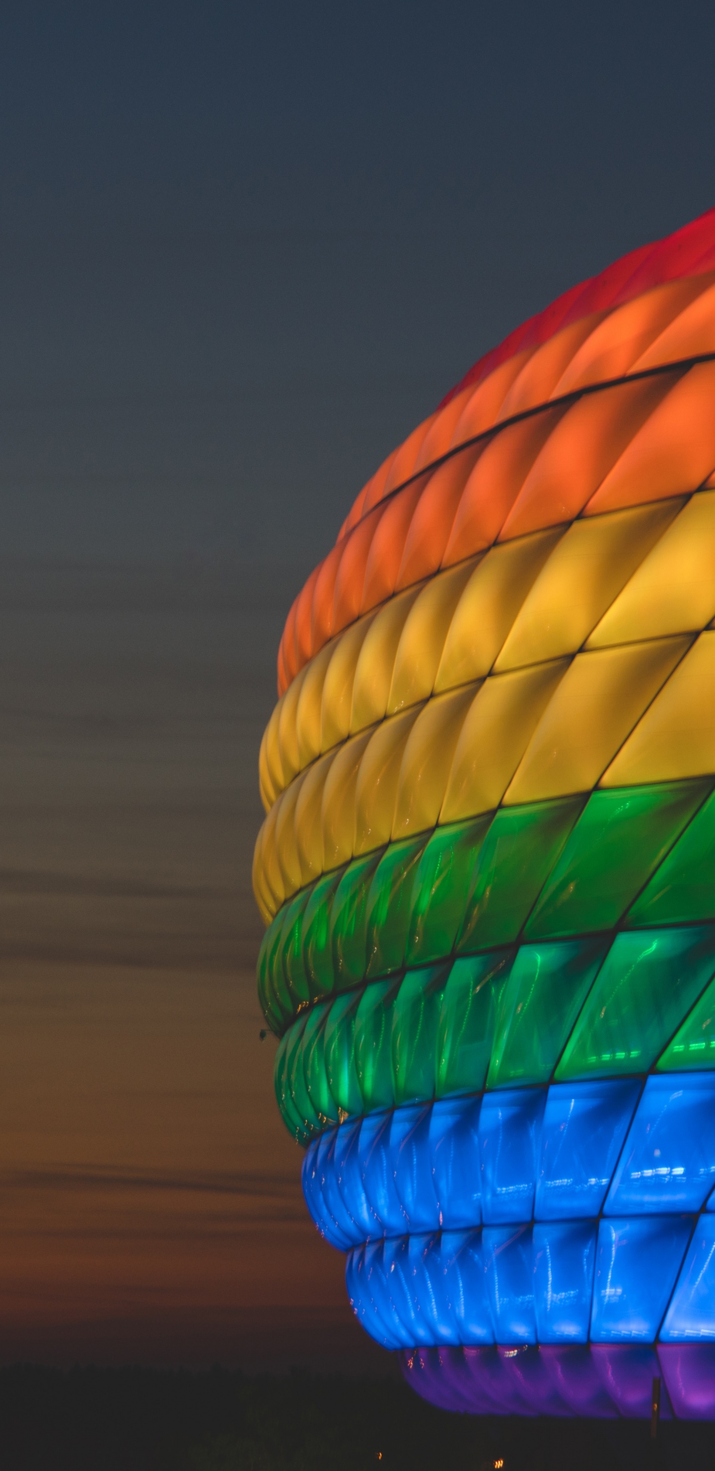 Verre Jaune Vert et Bleu. Wallpaper in 1440x2960 Resolution