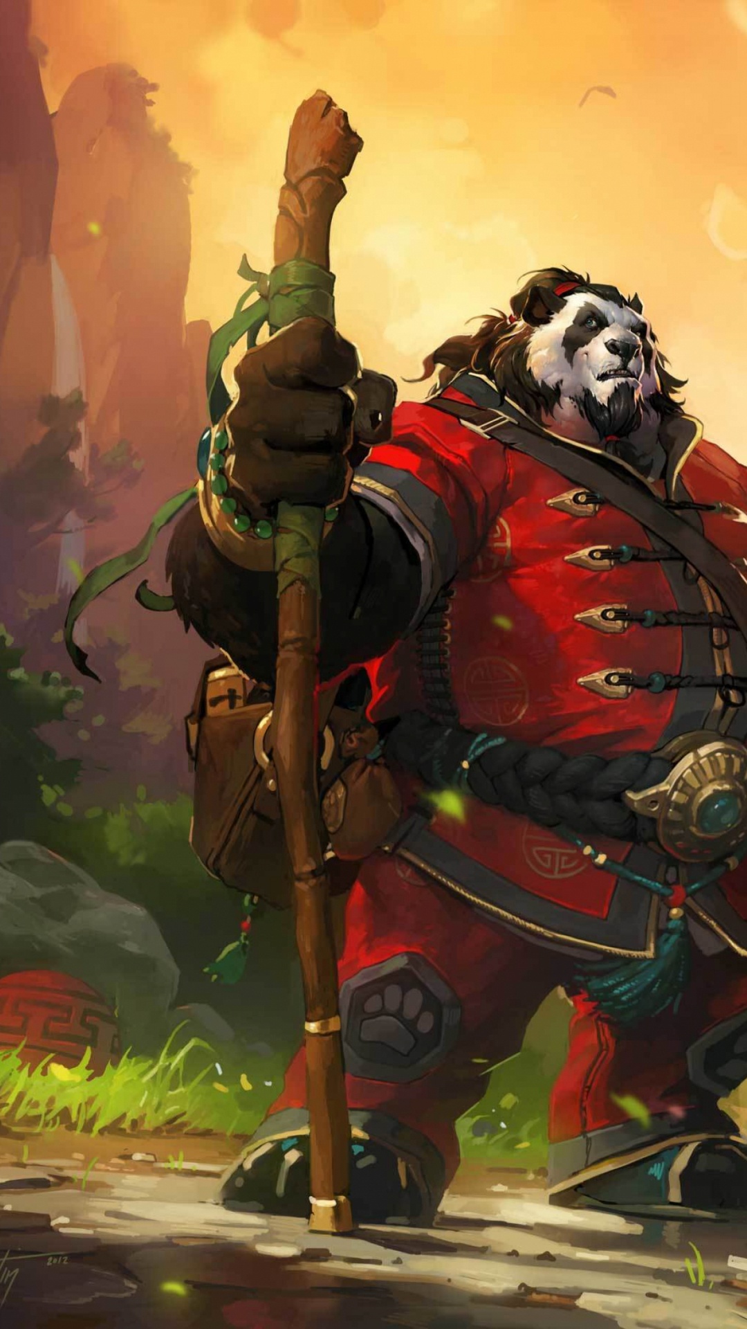 Juego de Pc, Caudillo, Mundo de Warcraft, Aventurero, Desplazamiento. Wallpaper in 1080x1920 Resolution