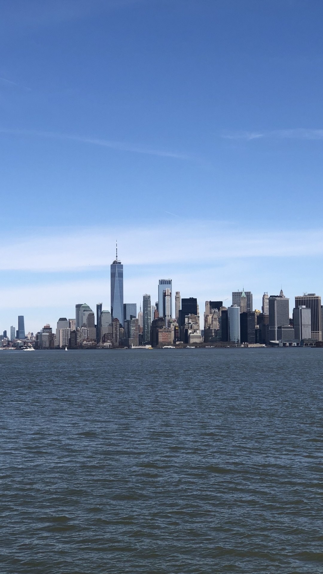 New York City, Staten Island Ferry, Daytime, Tower Block, City. Wallpaper in 1080x1920 Resolution