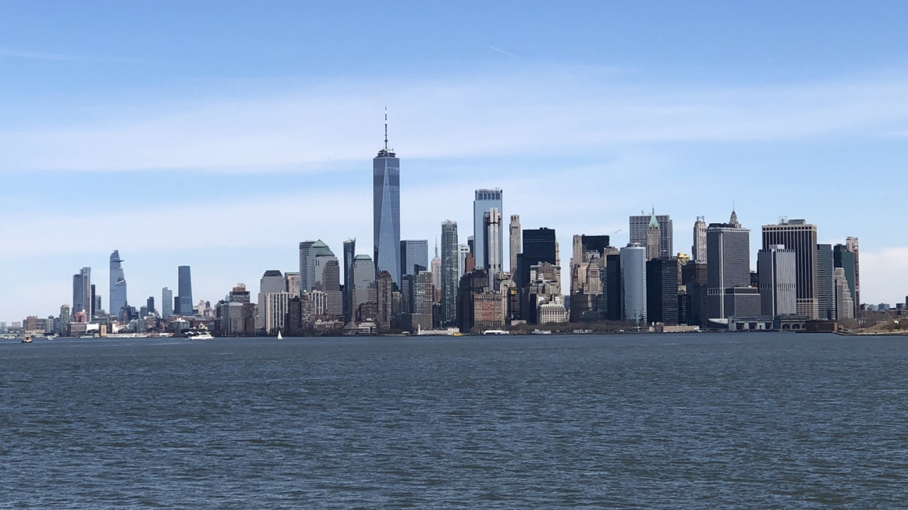 New York City, Staten Island Ferry, Daytime, Tower Block, City. Wallpaper in 1280x720 Resolution