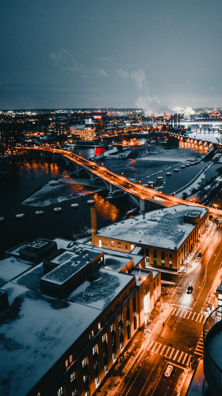 Minneapolis, Building, Cloud, Infrastructure, Urban Design. Wallpaper in 750x1334 Resolution