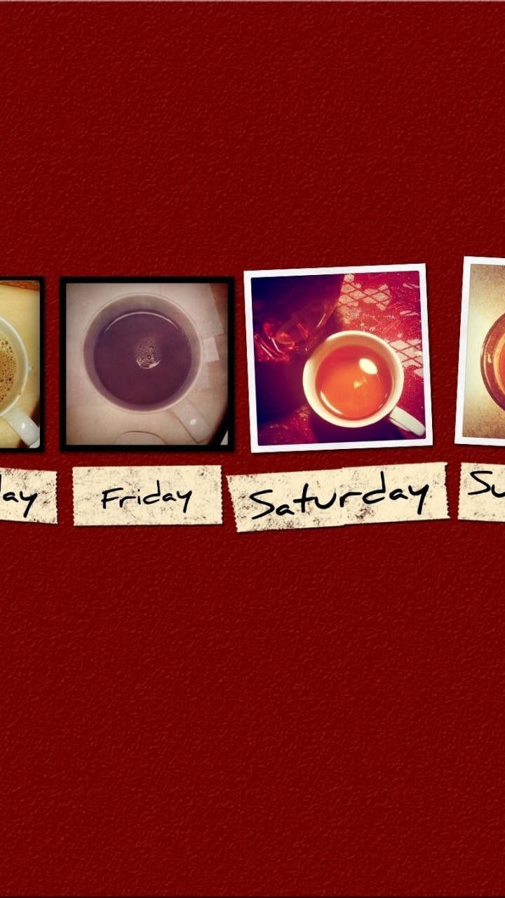 周, 品牌, 文本, 饮料, 杯 壁纸 720x1280 允许