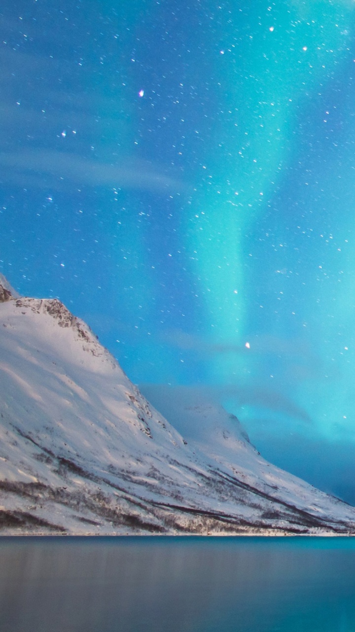 奥罗拉, 性质, 冰川地貌, 气氛, 北极 壁纸 720x1280 允许