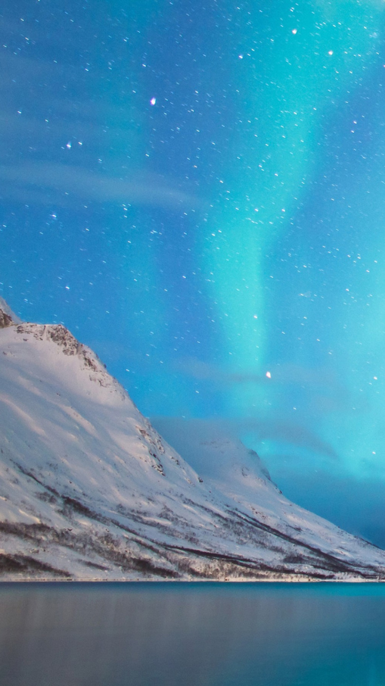 奥罗拉, 性质, 冰川地貌, 气氛, 北极 壁纸 750x1334 允许