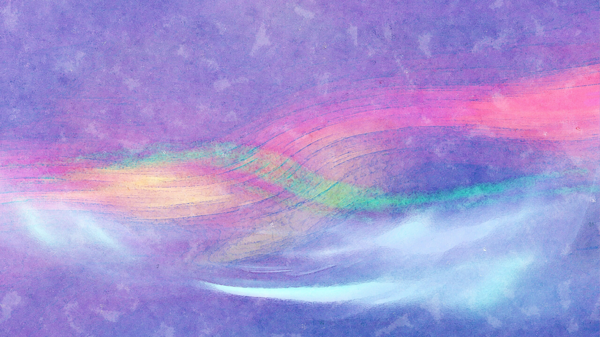 Peinture Abstraite Verte et Bleue. Wallpaper in 1920x1080 Resolution