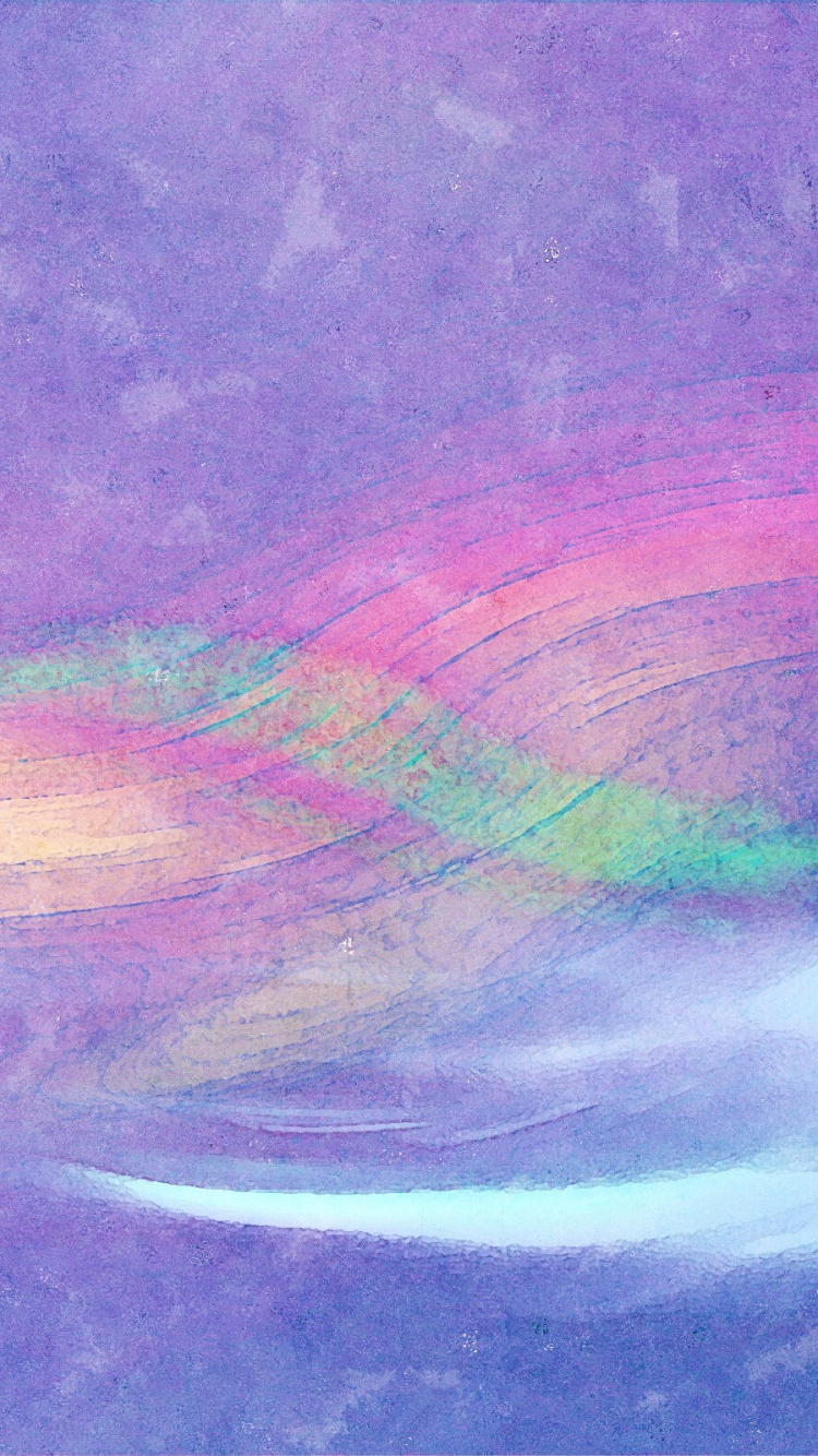 Green and Blue Abstract Painting. Wallpaper in 750x1334 Resolution